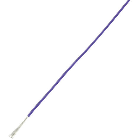 TRU COMPONENTS 1566834 Litze LiY 1 x 0.14 mm² Violett 10 m