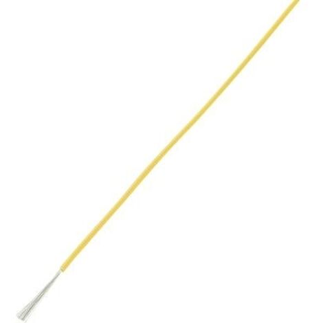 TRU COMPONENTS 1566843 Cavo per cablaggi LiY 1 x 1.50 mm² Giallo 10 m