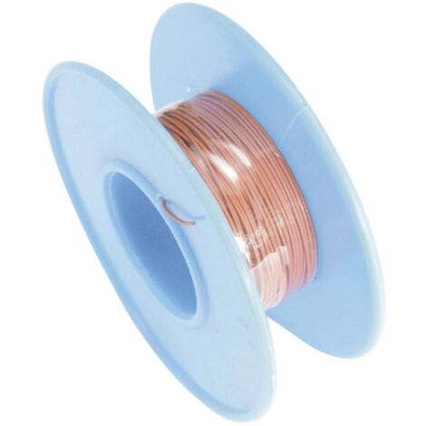 TRU COMPONENTS 1566845 Fil de bobinage Wire Wrap 1 x 0.13 mm² rouge 15 m