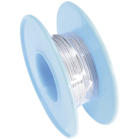 TRU COMPONENTS 1566864 Wickeldraht Wire Wrap 1 x 0.05 mm² Grau 15 m