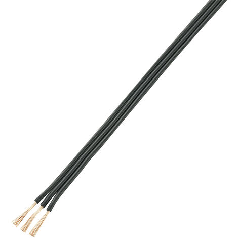 TRU COMPONENTS 1566991 Litze  3 x 0.75 mm² Schwarz 20 m