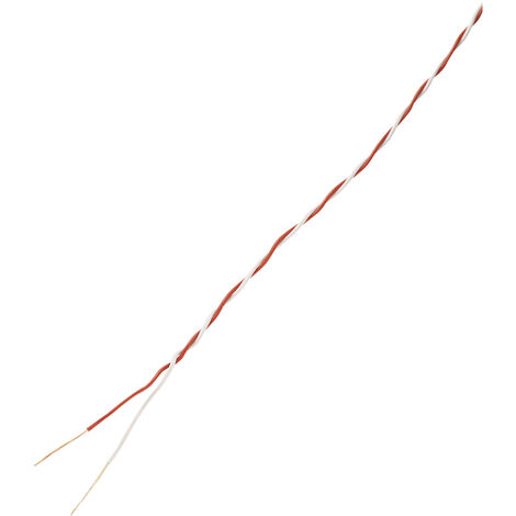 TRU COMPONENTS 1567213 Schaltdraht  2 x 0.28 mm² Rot, Weiß 10 m