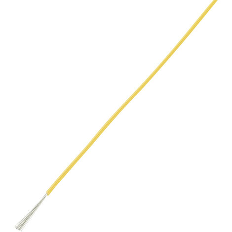 TRU COMPONENTS 1567217 Litze LiY 1 x 0.50 mm² Gelb 100 m