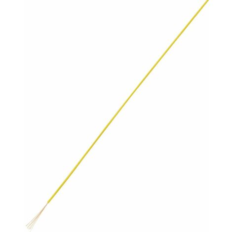 TRU COMPONENTS 1567813 Fil de câblage LiFY 1 x 0.25 mm² jaune 100 m