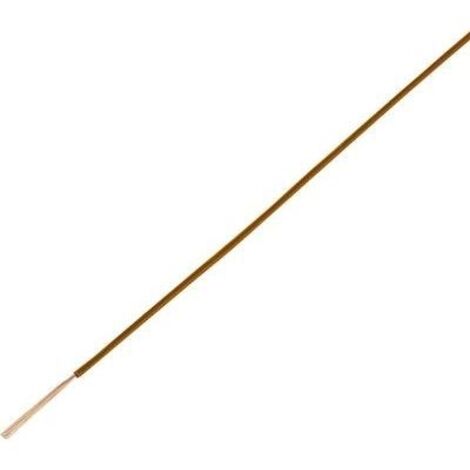 TRU COMPONENTS 1568630 CAVO PER VEICOLI FLRY-A 1 X 0.35 MM² MARRONE 50 M