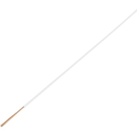 TRU COMPONENTS 1568650 Câble pour l'automobile FLRY-A 1 x 1 mm² blanc 50 m