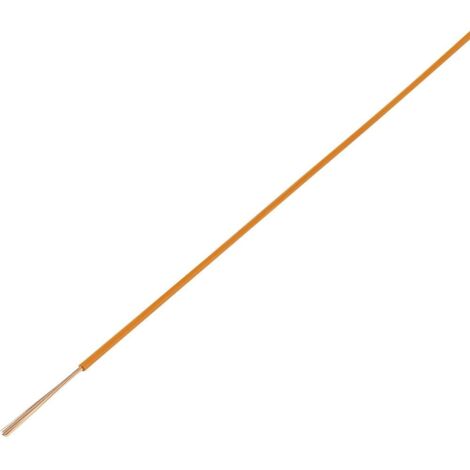 TRU COMPONENTS 1568696 Câble pour l'automobile FLRY-B 1 x 1.50 mm² orange 50 m
