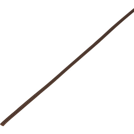 TRU COMPONENTS 1569274 CBBOX0205-BROWN Geflechtschlauch Braun PET  2 bis 5 mm 10 m