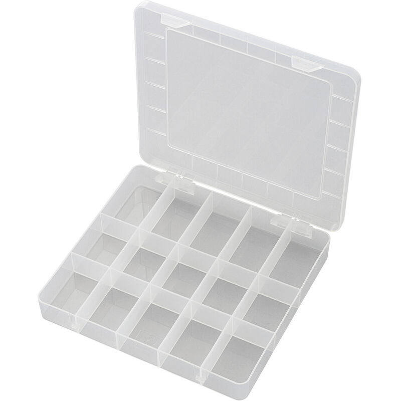 Pp15-01 Sortimentskasten (l X B X H) 200 X 175 X 26 Mm Anzahl Fächer, 15 Feste Untert - Tru Components