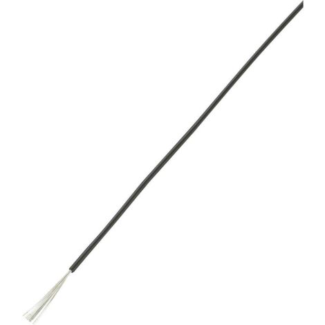 TRU COMPONENTS 1570174 Fil de câblage LiY 1 x 0.14 mm² noir 100 m