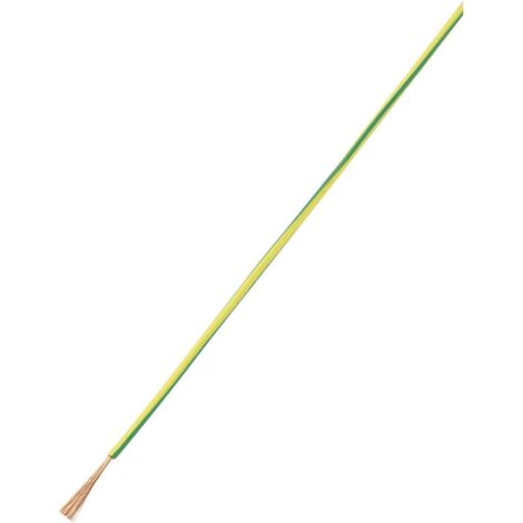 TRU COMPONENTS 1570262 CAVO PER CABLAGGI LIY 1 X 0.14 MM² VERDE-GIALLO 100 M