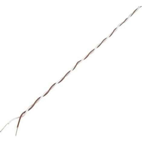 TRU COMPONENTS 1570476 CAVO PER AVVOLGIMENTI WIRE WRAP 2 X 0.20 MM² NERO, ROSSO 25 M