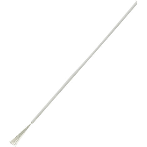 TRU COMPONENTS 1570576 Litze LiY 1 x 0.14 mm² Weiß 25 m