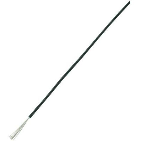 TRU COMPONENTS 1570907 Fil de câblage LiY 1 x 1 mm² noir 10 m