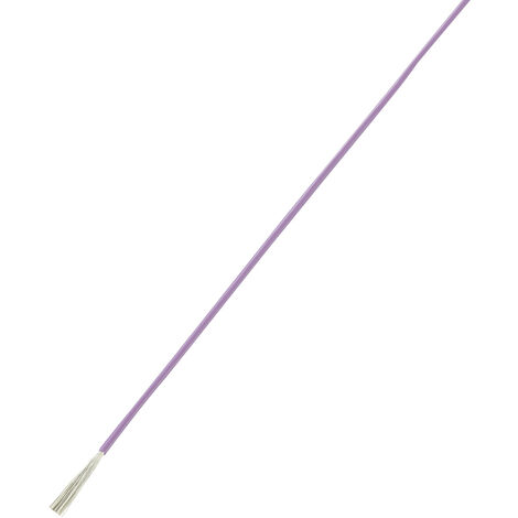 TRU COMPONENTS 1570908 Litze LiY 1 x 0.14 mm² Violett 25 m