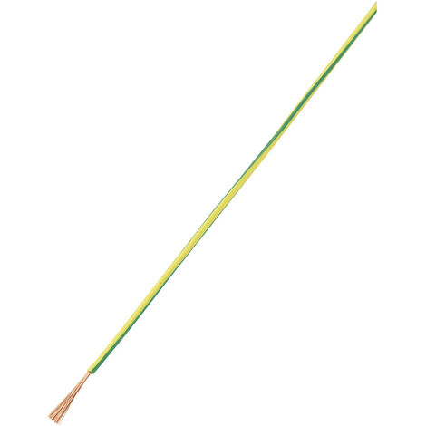 TRU COMPONENTS 1571022 Litze LiFY 1 x 0.75 mm² Grün, Gelb 100 m