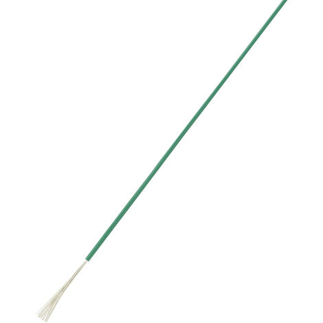 TRU COMPONENTS 1571476 Litze LiY 1 x 0.50 mm² Grün 10 m