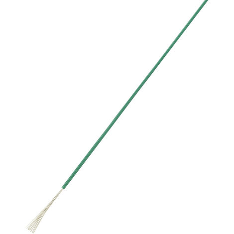 TRU COMPONENTS 1571477 Litze LiY 1 x 0.22 mm² Grün 10 m