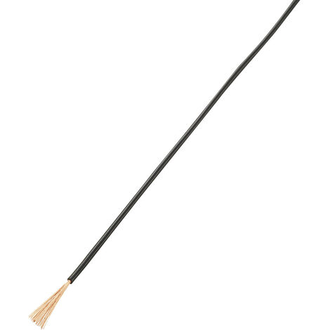 TRU COMPONENTS 1571567 Litze LiFY 1 x 0.05 mm² Schwarz 10 m