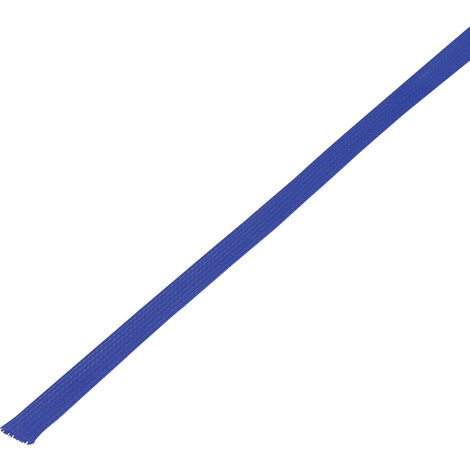 TRU COMPONENTS 1571637 CBBOX0814-BL Geflechtschlauch Blau PET  8 bis 14 mm 10 m