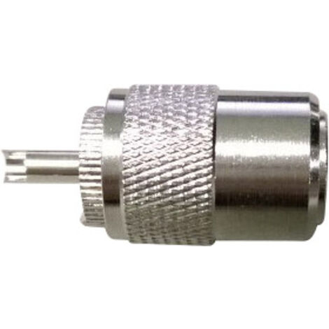 TRU COMPONENTS  1571893 UHF-Steckverbinder Stecker, gerade 50 Ω 1 St.