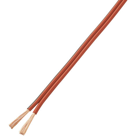 TRU COMPONENTS 1572357 Litze LiY-Z 2 x 2 mm² Rot, Schwarz 10 m
