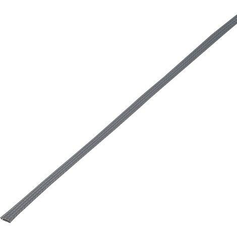 TRU COMPONENTS 1572551 CBBOX0915-GY Geflechtschlauch Grau PET  8 bis 14 mm 10 m