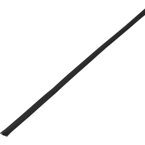 TRU COMPONENTS 1572554 CBBOX0510-BK GUAINA INTRECCIATA NERO PET 5 FINO A 10 MM 10 M