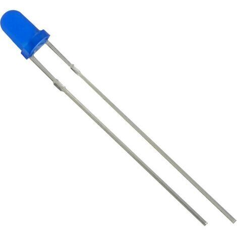 TRU COMPONENTS 1573703 LED bleu rond 3 mm 2800 mcd 60 ° 20 mA 3.1 V S424721