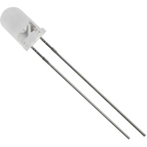 TRU COMPONENTS 1573731 LED bedrahtet  Weiß Rund 5 mm 2000 mcd 40 ° 20 mA 3.2 V