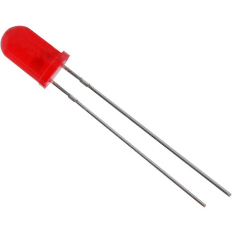 TRU COMPONENTS 1573741 LED rouge rond 5 mm 1300 mcd 50 ° 20 mA 2.1 V