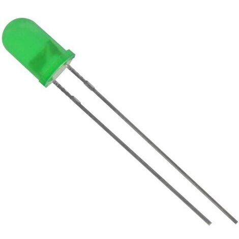 TRU COMPONENTS 1573748 LED vert rond 5 mm 3000 mcd 50 ° 20 mA 3.1 V S424161