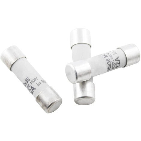 TRU COMPONENTS 1576898 TC-1038330 Feinsicherung (Ø x L) 10.3 mm x 38 mm 16 A 500 V Träge -T- Inhalt