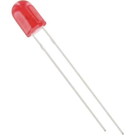 TRU COMPONENTS 1577318 LED bedrahtet  Rot Oval 5 mm 550 mcd 110 °, 50 ° 20 mA