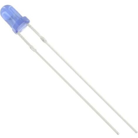 TRU COMPONENTS 1577321 LED bleu rond 3 mm 500 mcd 60 ° 20 mA S442591