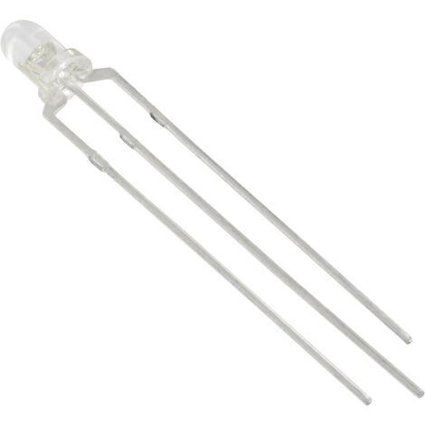 TRU COMPONENTS 1577335 LED bedrahtet  Rot, Grün Rund 3 mm 700 mcd, 750 mcd 35 ° 20 mA