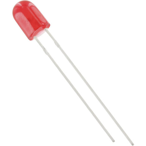 TRU COMPONENTS 1577399 LED bedrahtet  Rot Oval 5 mm 1500 mcd 110 °, 50 ° 20 mA