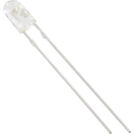 TRU COMPONENTS 1577447 LED bedrahtet  Rot Oval 3 mm 1000 mcd 70 °, 30 ° 20 mA