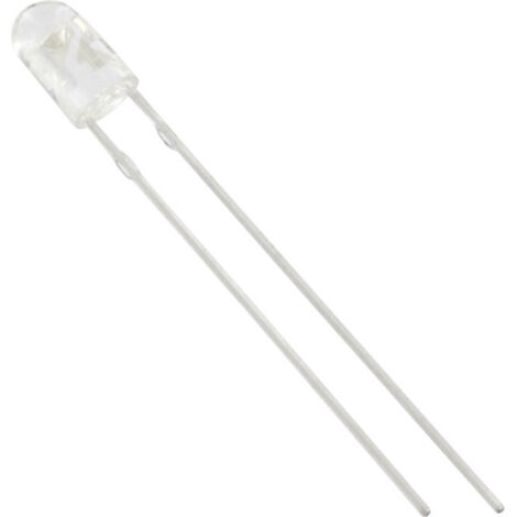 TRU COMPONENTS 1577453 LED bleu ovale 3 mm 1000 mcd 70 °, 30 ° 20 mA