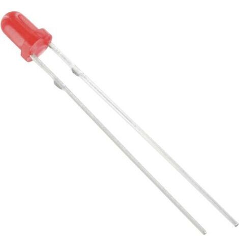 TRU COMPONENTS 1577456 LED rouge rond 3 mm 75 mcd 60 ° 20 mA S441381