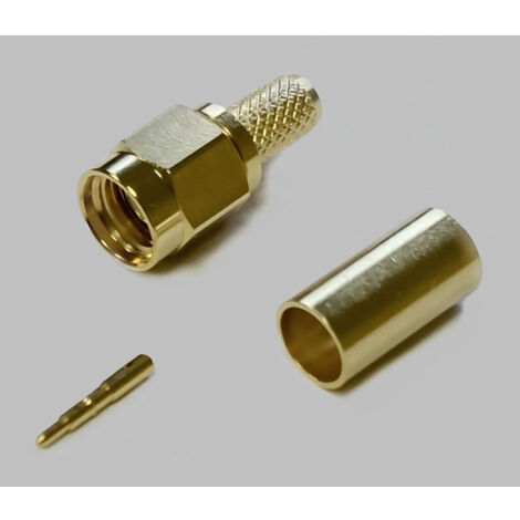 TRU COMPONENTS  1579491 SMA-Steckverbinder Stecker, gerade  1 St.