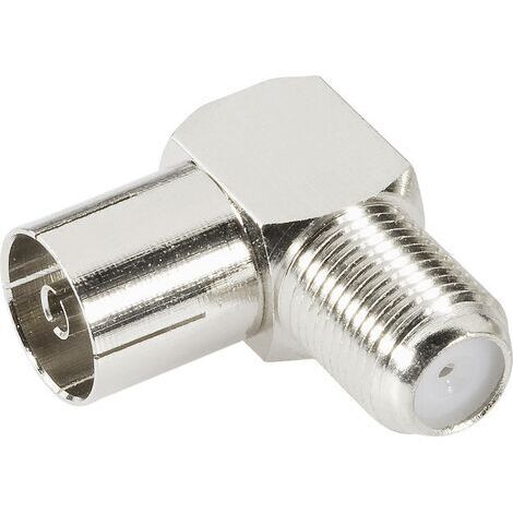 TRU COMPONENTS 1579507 Adaptateur coaxial Coaxial femelle - F femelle 1 pc(s) S403741