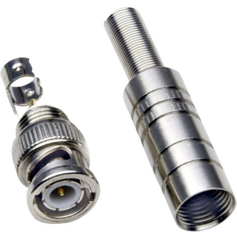 TRU COMPONENTS 1579574 Connettore BNC Spina dritta 50 Ω 1 pz.