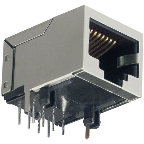 TRU COMPONENTS   1582436 Buchse, gewinkelt    Grau 1 St.