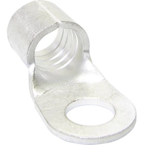 TRU COMPONENTS 1582997 Cosse à oeillet Section max.=95 mm² Ø du trou=10 mm non isolé métal 1 pc(s)