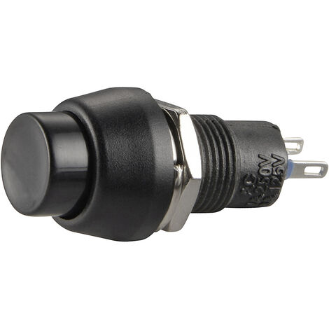 TRU COMPONENTS 1587723 TC-R13-84A-05BK Drucktaster 250 V/AC 1 A 1 x Aus/(Ein) tastend    1 St.