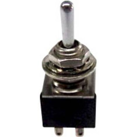 TRU COMPONENTS 1587782 TC-TA202A1 INTERRUPTEUR À LEVIER 250 V/AC 3 A 2 X ON/ON À ACCROCHAGE 1 PC(S)