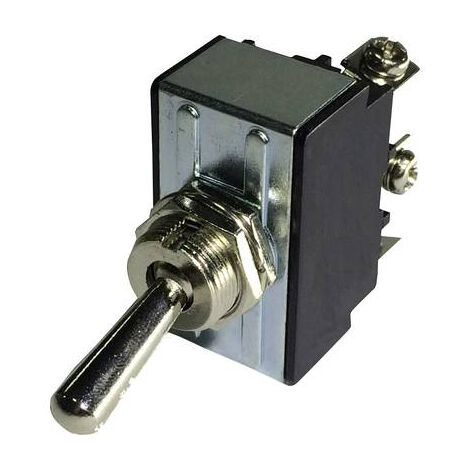 TRU COMPONENTS 1587809 TC-R13-28A-06 INTERRUPTEUR À LEVIER 250 V/AC 10 A 1 X OFF/ON À ACCROCHAGE 1 PC(S)