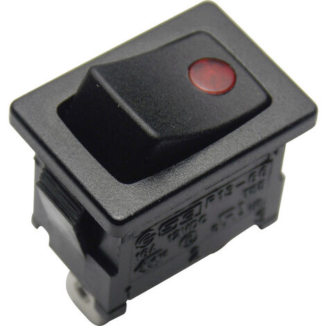 TRU COMPONENTS 1587848 Wippschalter TC-R13-66B2-02 B/B 12 V 16 A 1 x Aus/Ein  rastend 1 St.