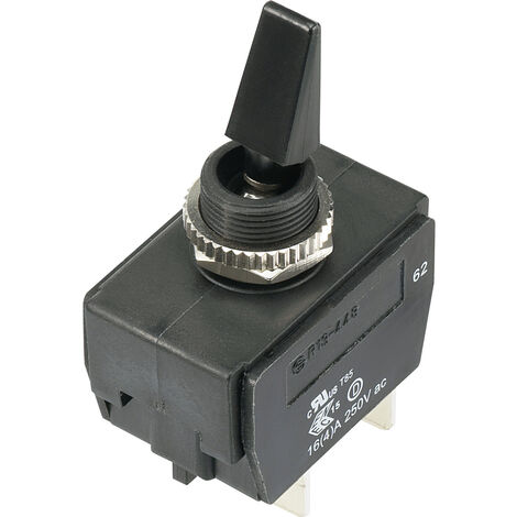 TRU COMPONENTS 1588057 TC-R13-448F3-01A-HR Kippschalter 250 V/AC 16 A 2 x Aus/Ein IP56 rastend 1 St.